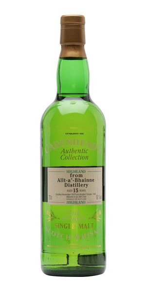 Allt-a-Bhainne 15 Years Old, 1979, ‘Authentic Collection’ (Cadenhead)