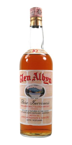 Glen Albyn 10 Years Old, Bottled c.1960