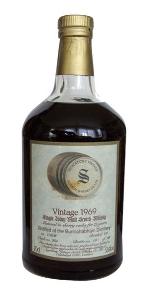 Bunnahabhain 25 Years Old, Cask #2024, Bottled 1995 (Signatory)