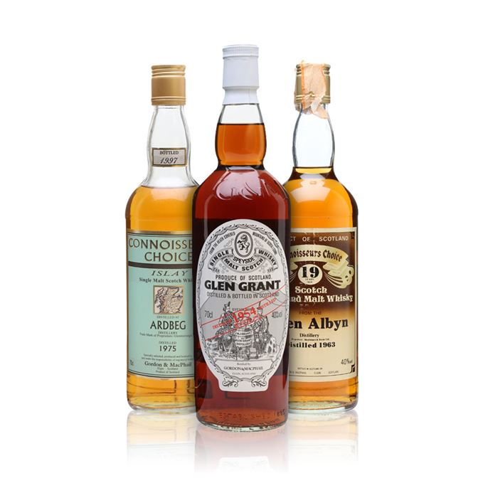 Gordon & MacPhail Connoisseur's Choice Ardbeg 1975; Gordon & MacPhail Glen Grant 59 Years Old; Gordon & MacPhail Connoisseur's Choice Glen Albyn 19 Years Old