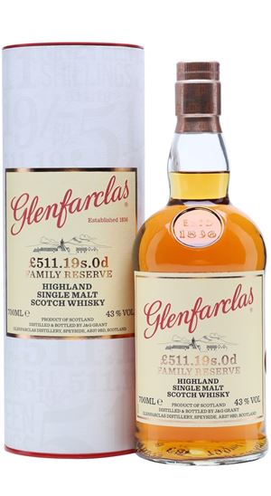 Glenfarclas £511 19s 0d