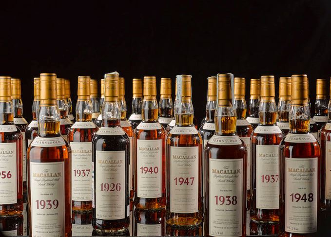 Macallan Fine and Rare bottles