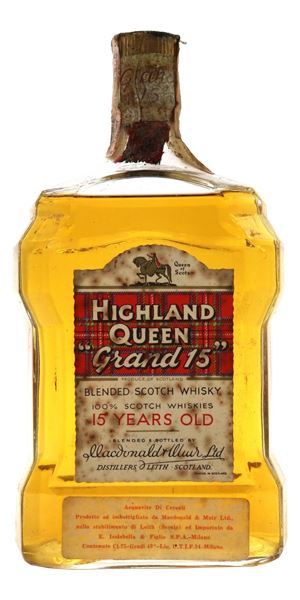 Highland Queen ‘Grand 15’ 15 Years Old, Bottled 1960s