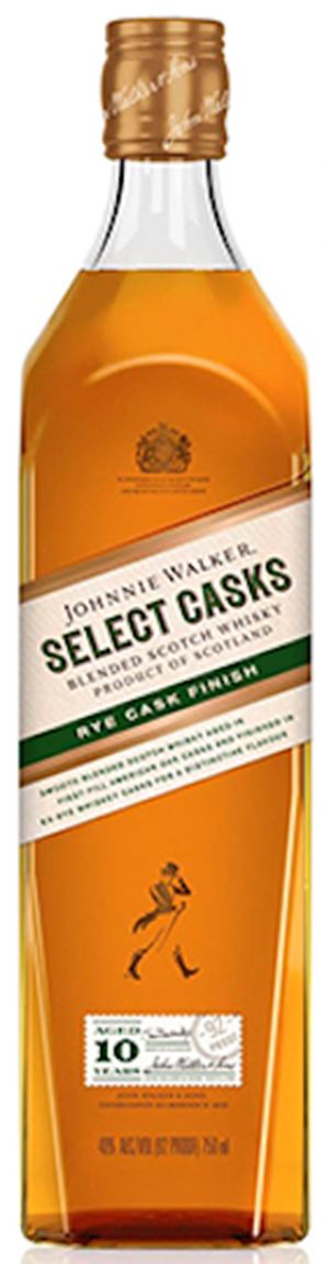 Johnnie Walker Select Casks, Rye Cask Finish, 10 Years Old