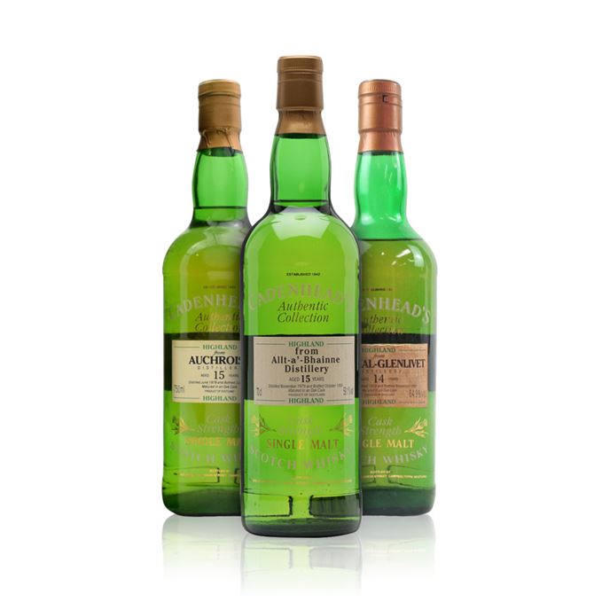 Allt-a-Bhainne, Auchroisk and Imperial Authentic Collection from Cadenhead