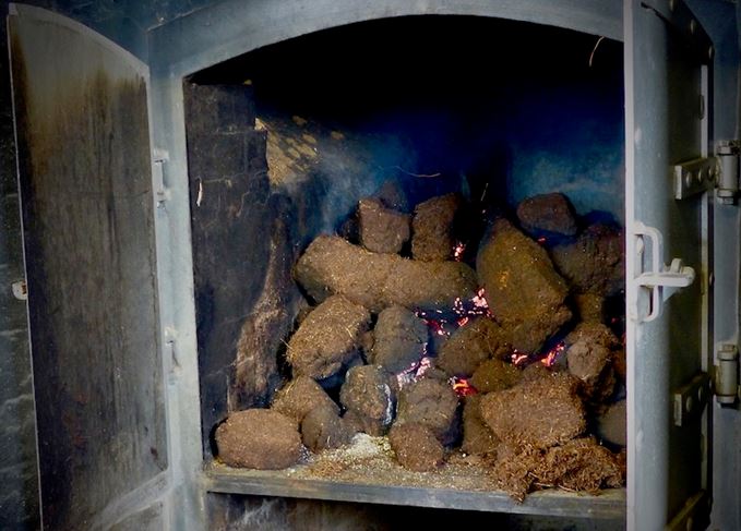 Peat kiln
