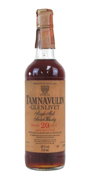 Tamnavulin 20 Years Old, Bottled c.1980s (Moon Import)