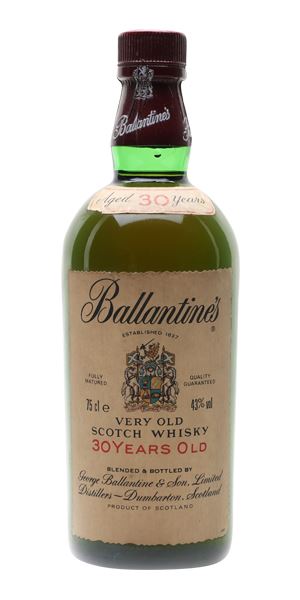 Ballantine’s 30 Years Old, Bottled c.1980