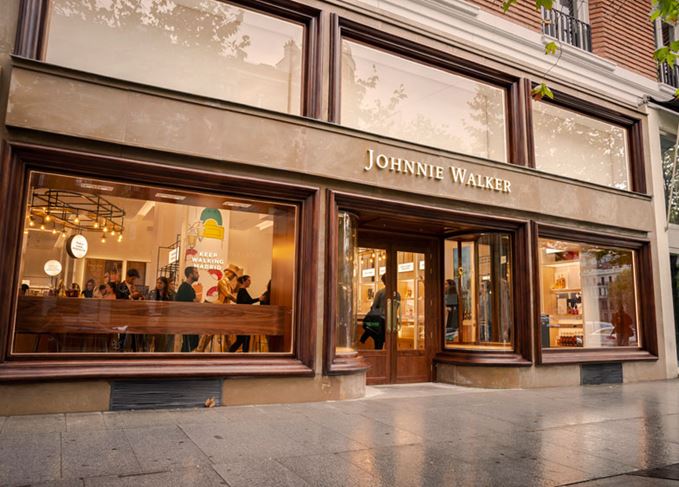 Johnnie Walker whisky shop Madrid